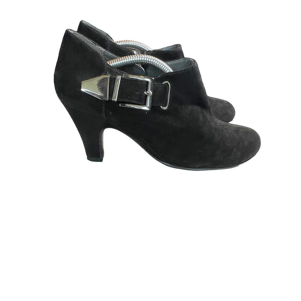 Aerosoles Black Suede Slip On Heels Womens Shoes Size 7.5 - Picture 9 of 15